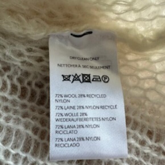 Delicate white cable knit sweater - Picture 9 of 10